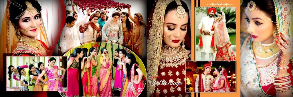 Wedding Album Design PSD Free Download 12X36