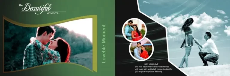 Wedding Album Design PSD Free Download 12X36