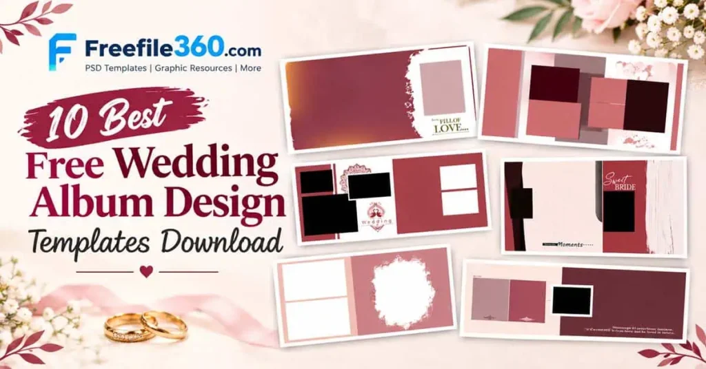 Free Wedding Album Design Templates
