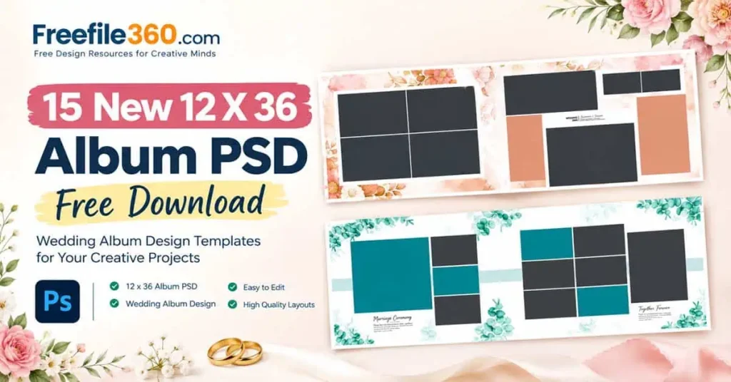 12 X 36 Album PSD