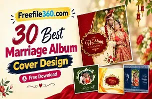 Marriage Album Cover Design