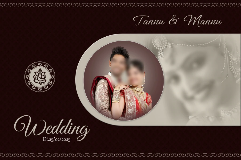 Marriage Album Cover Design