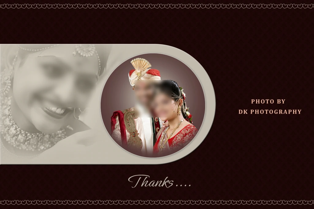 Marriage Album Cover Design