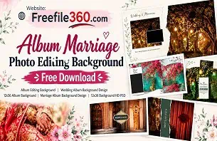 Album Marriage Photo Editing Background